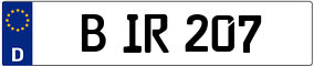 Truck License Plate